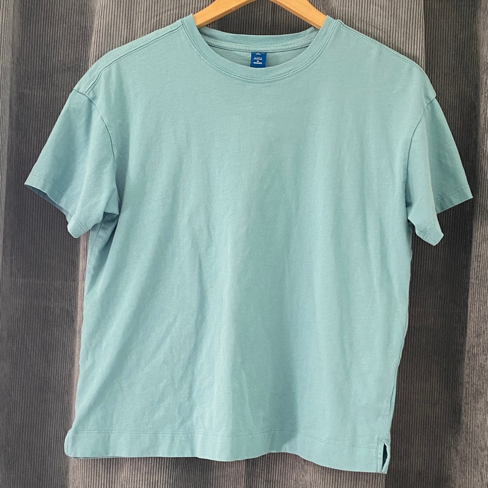 Old Navy Women's Aqua Short Sleeve Tee